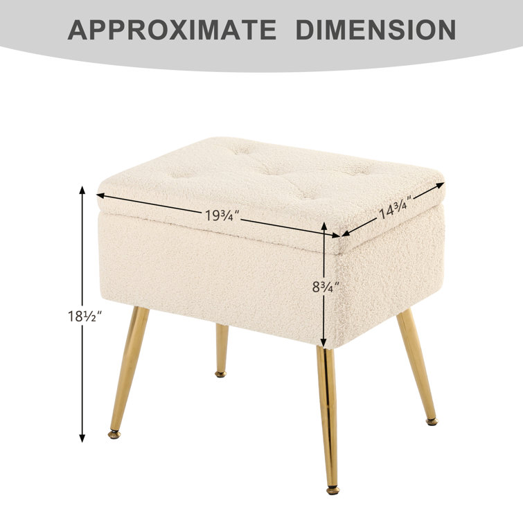 Storage vanity online stool